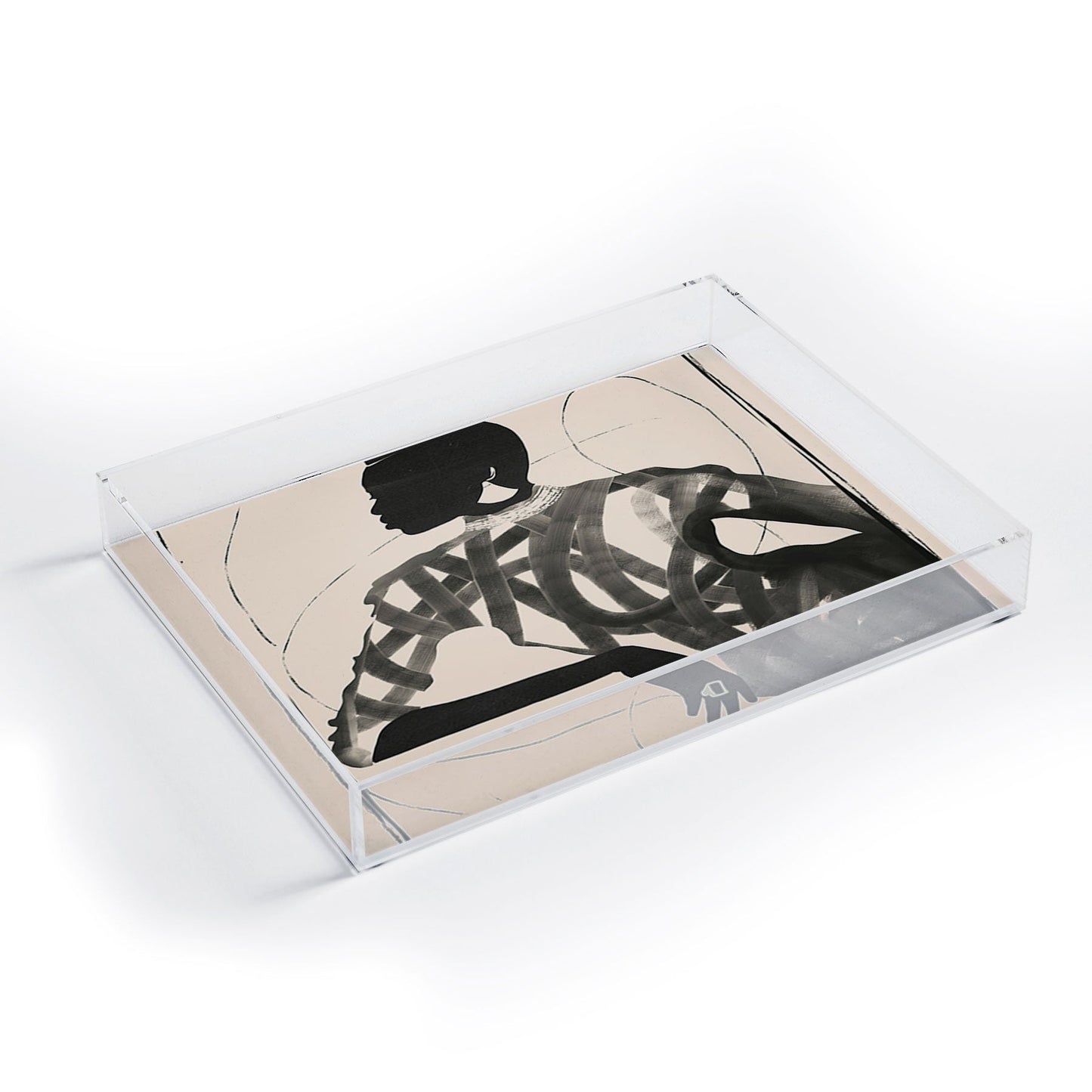 ThingDesign Lady Portrait Acrylic Tray