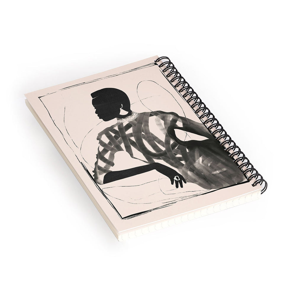 ThingDesign Lady Portrait Spiral Notebook