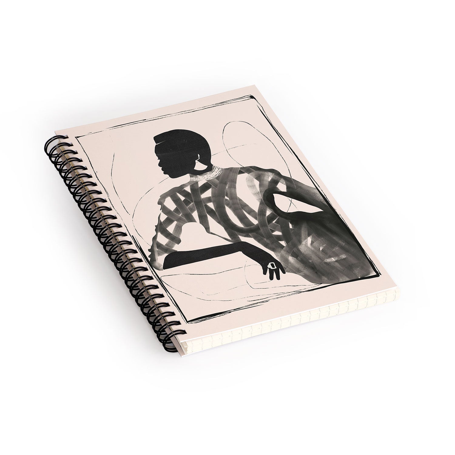 ThingDesign Lady Portrait Spiral Notebook