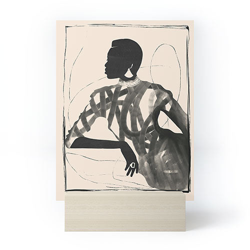 ThingDesign Lady Portrait Mini Art Print
