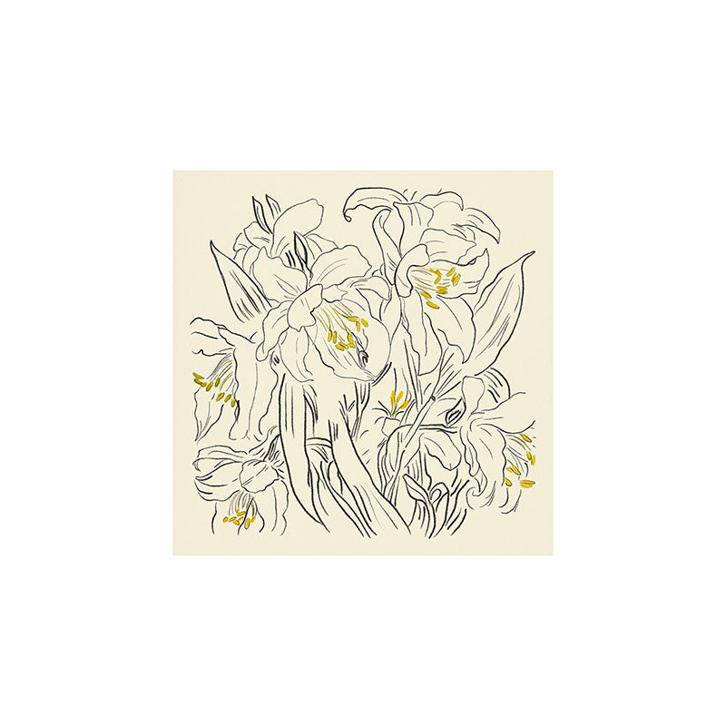 ThingDesign Minimalist Garden flowers Art Print