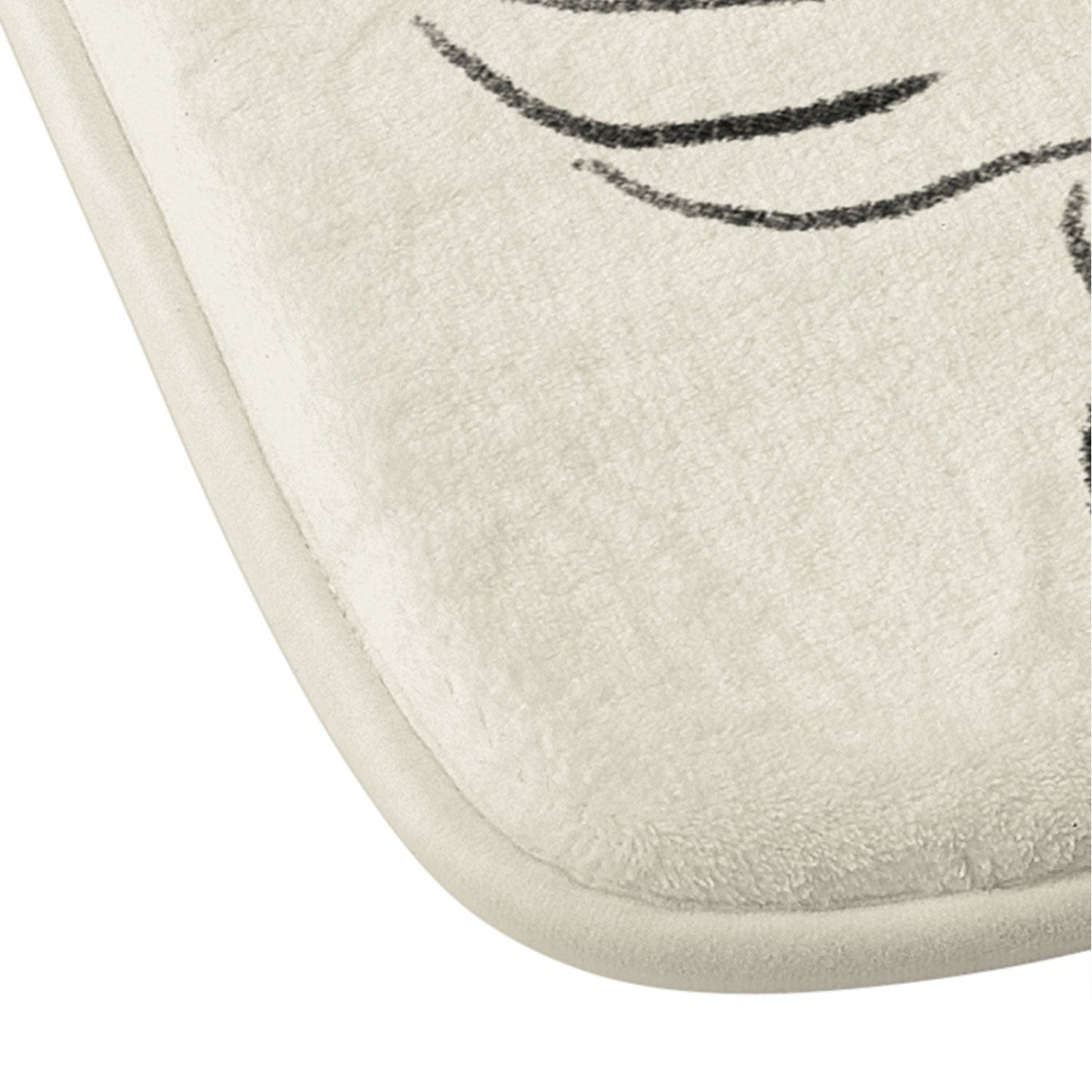 ThingDesign Minimalist Garden flowers Memory Foam Bath Mat