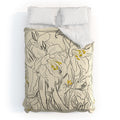 ThingDesign Minimalist Garden flowers Comforter