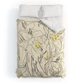 ThingDesign Minimalist Garden flowers Duvet Cover