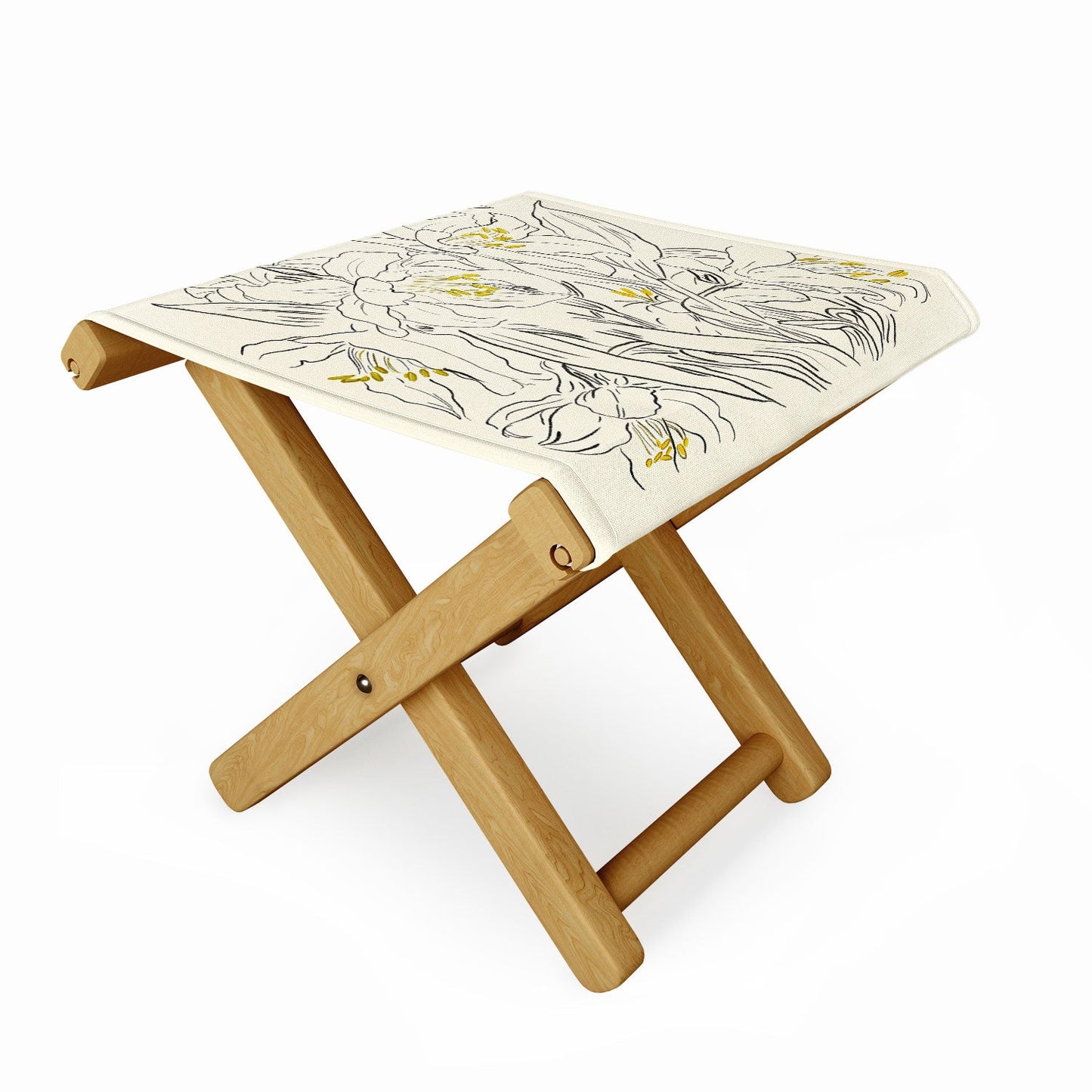 ThingDesign Minimalist Garden flowers Folding Stool