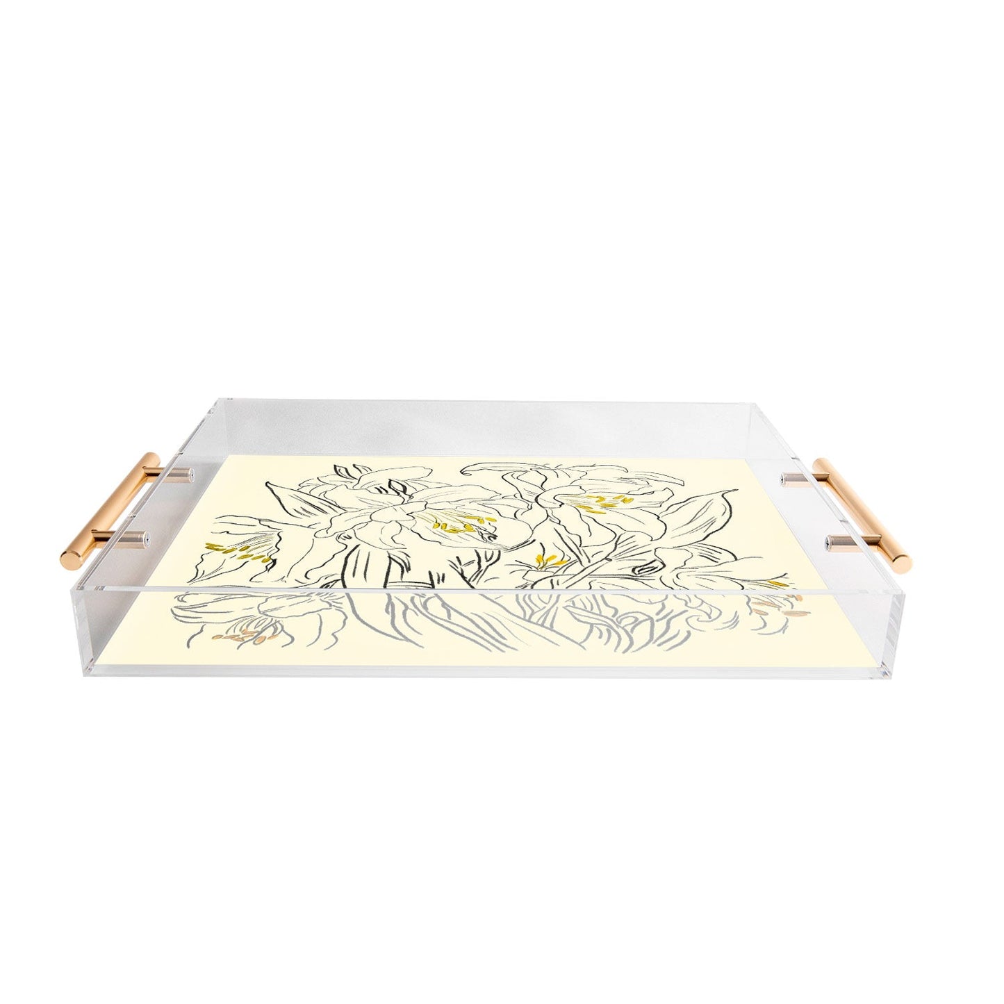 ThingDesign Minimalist Garden flowers Acrylic Tray