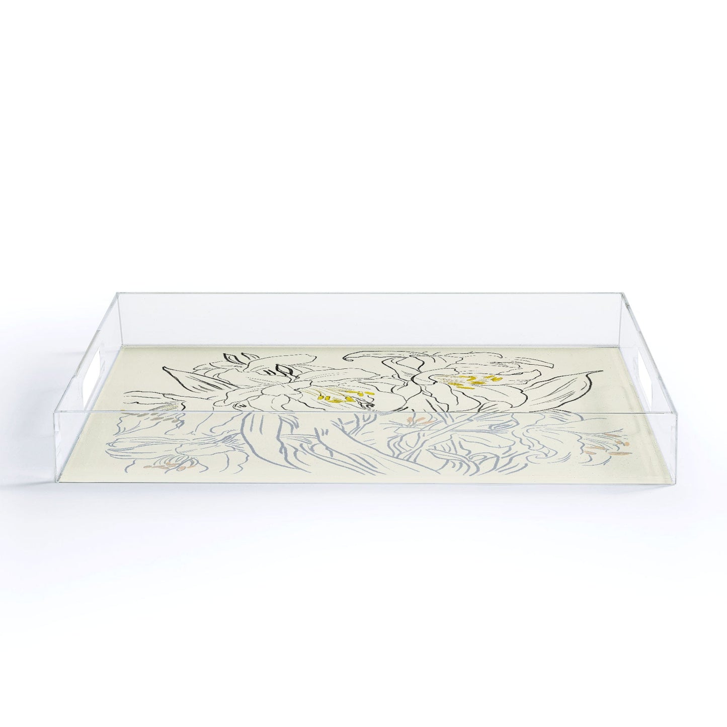 ThingDesign Minimalist Garden flowers Acrylic Tray