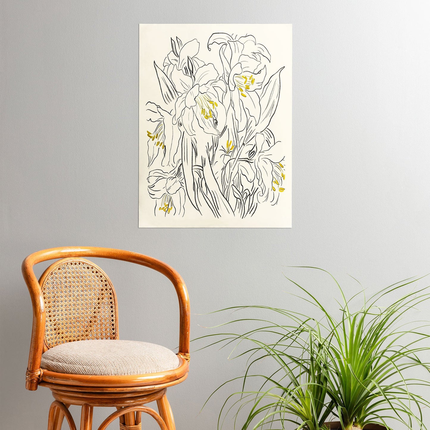 ThingDesign Minimalist Garden flowers Poster