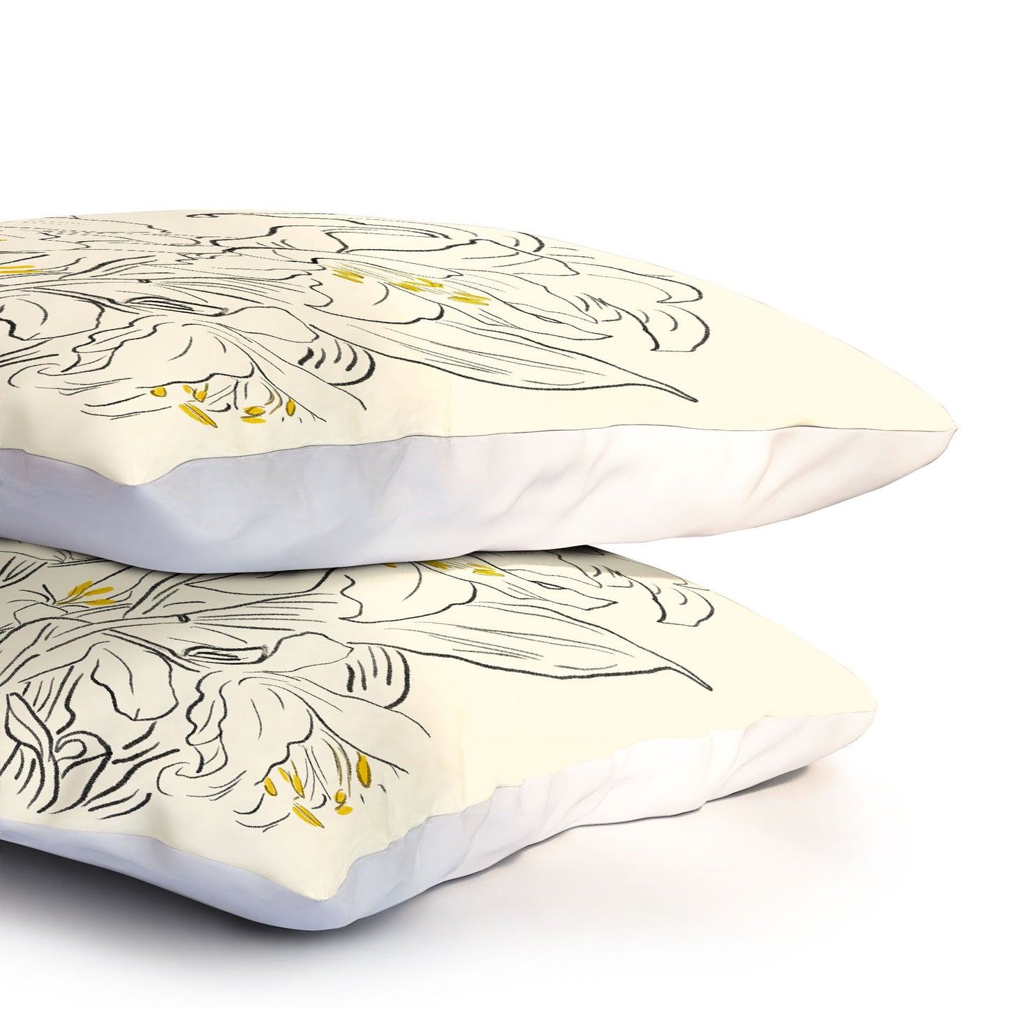ThingDesign Minimalist Garden flowers Pillow Shams