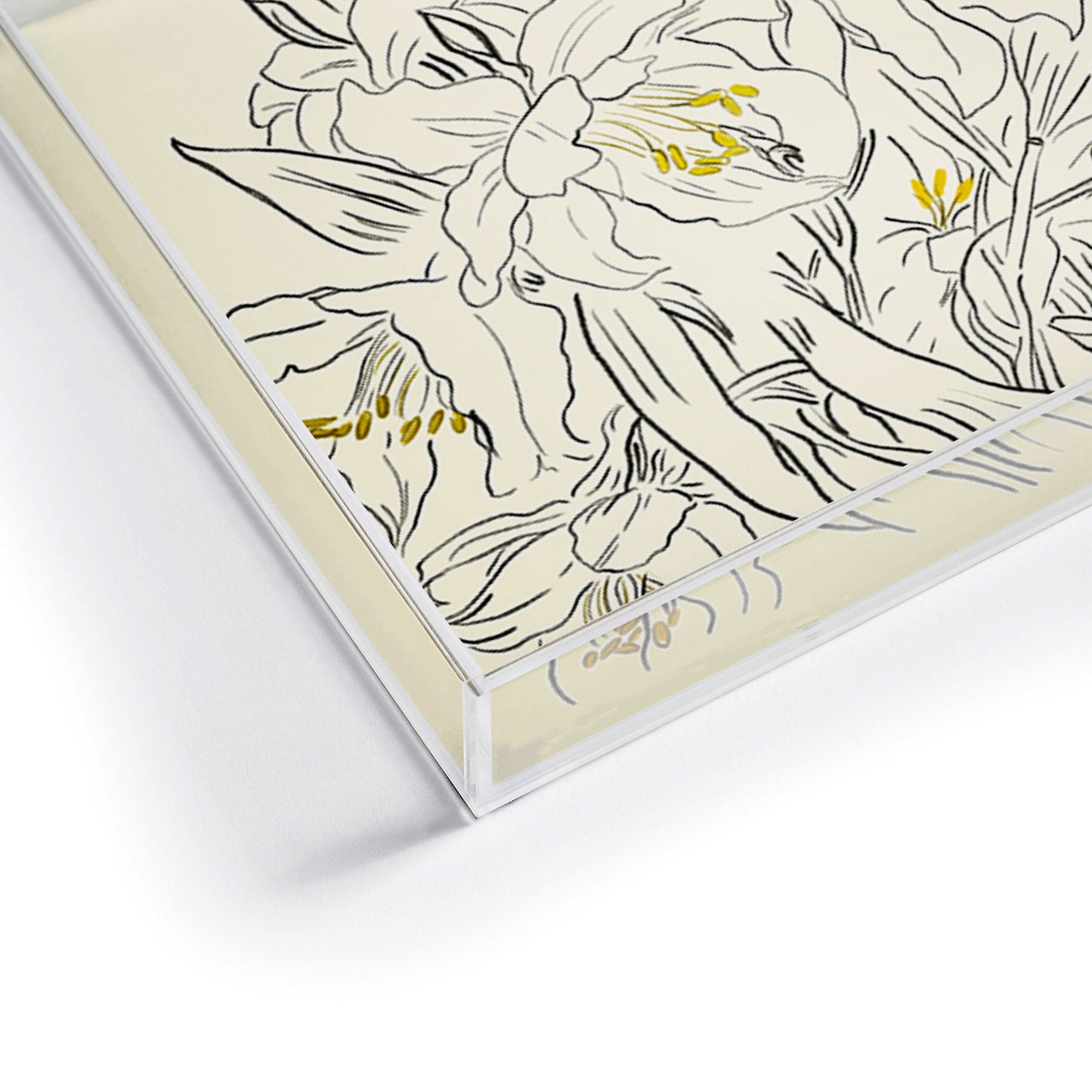 ThingDesign Minimalist Garden flowers Acrylic Tray