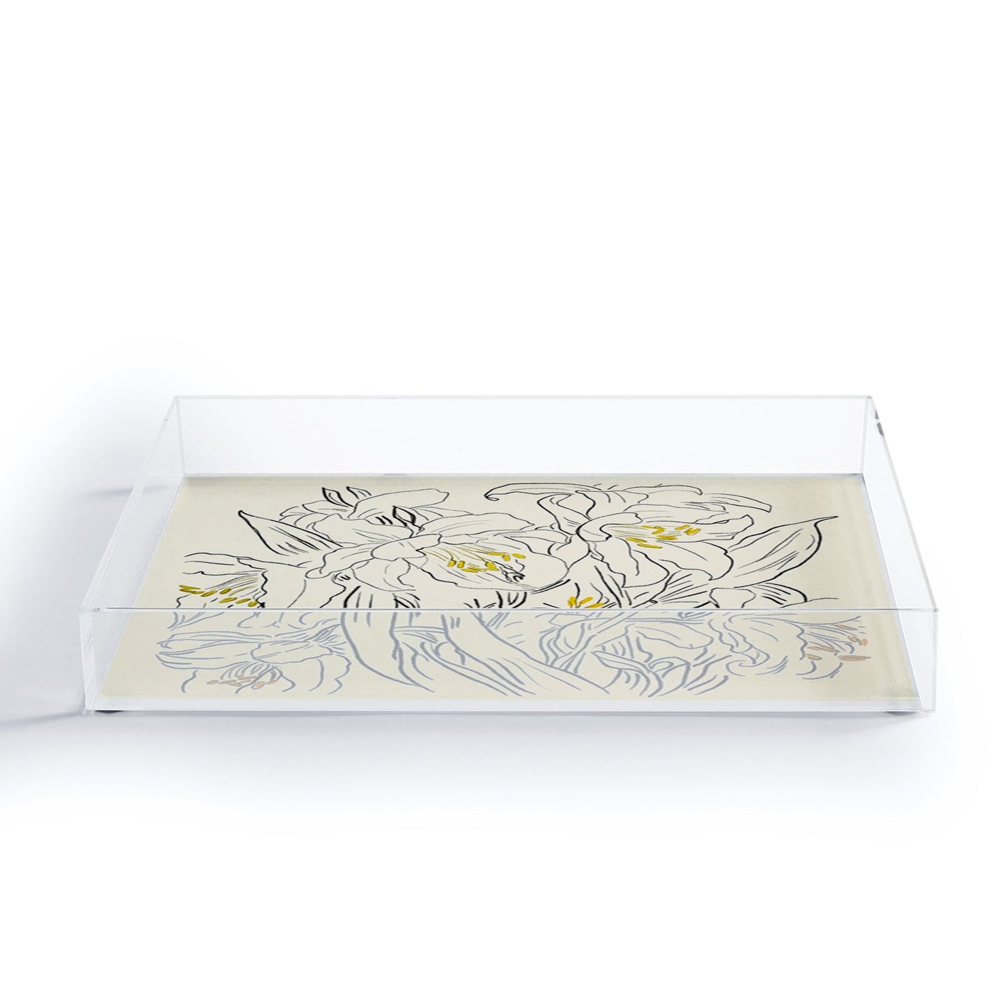 ThingDesign Minimalist Garden flowers Acrylic Tray