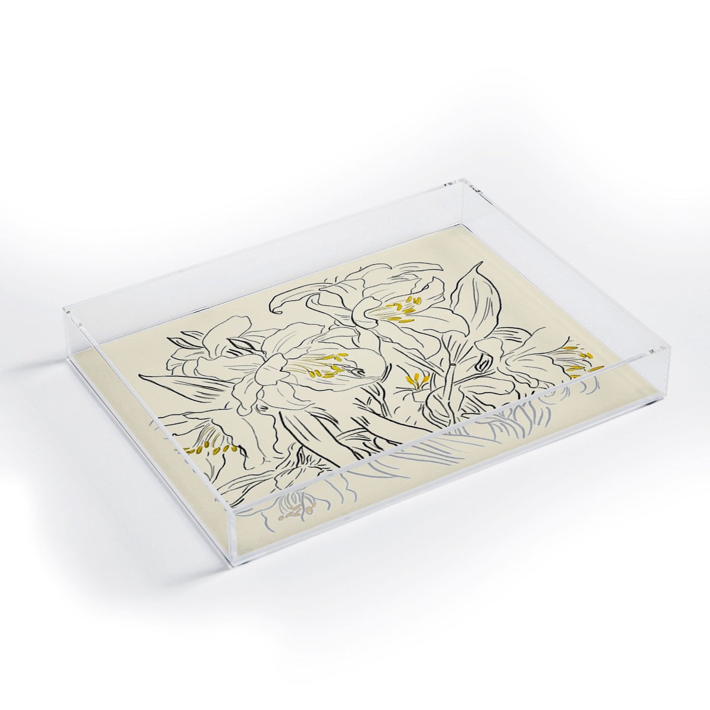 ThingDesign Minimalist Garden flowers Acrylic Tray