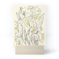 ThingDesign Minimalist Garden flowers Mini Art Print