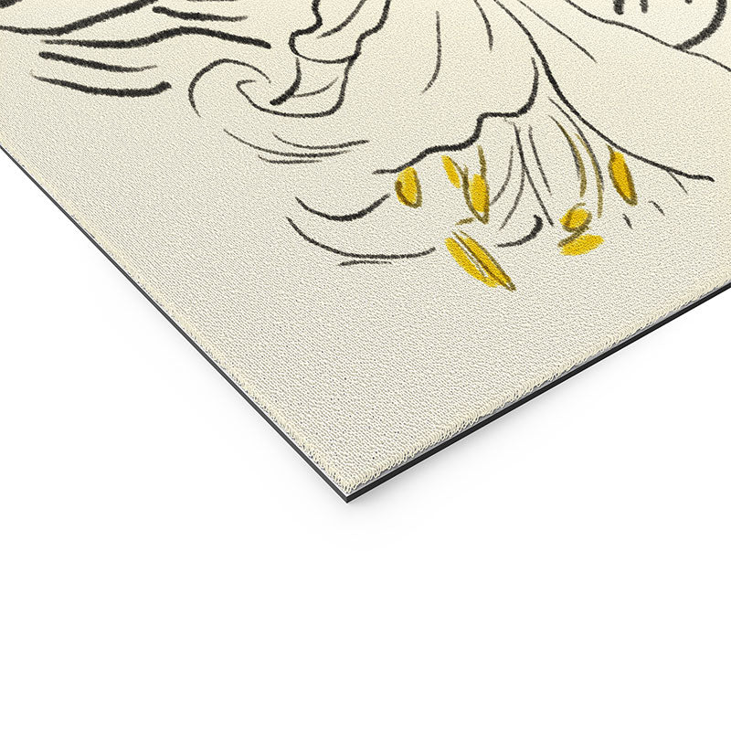ThingDesign Minimalist Garden flowers Welcome Mat