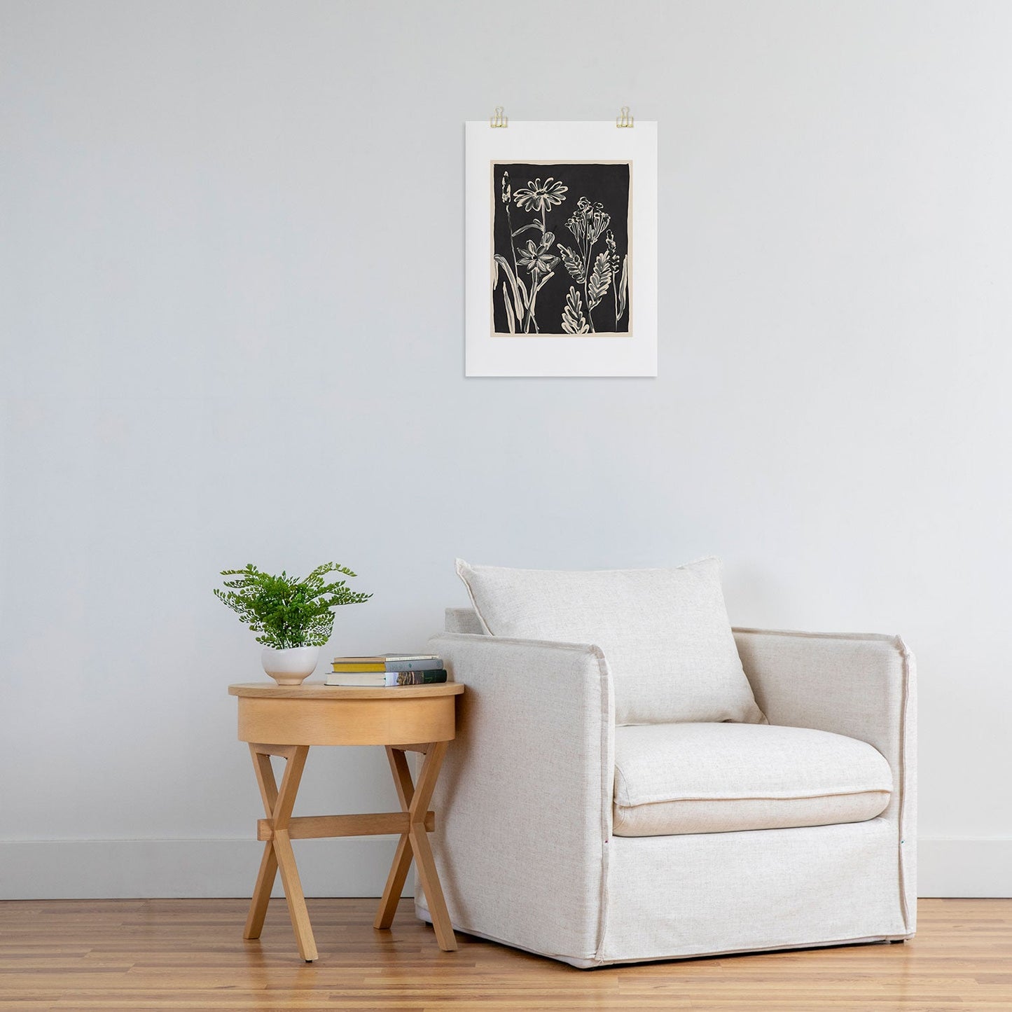 ThingDesign Minimalist wildflowers 3 Art Print