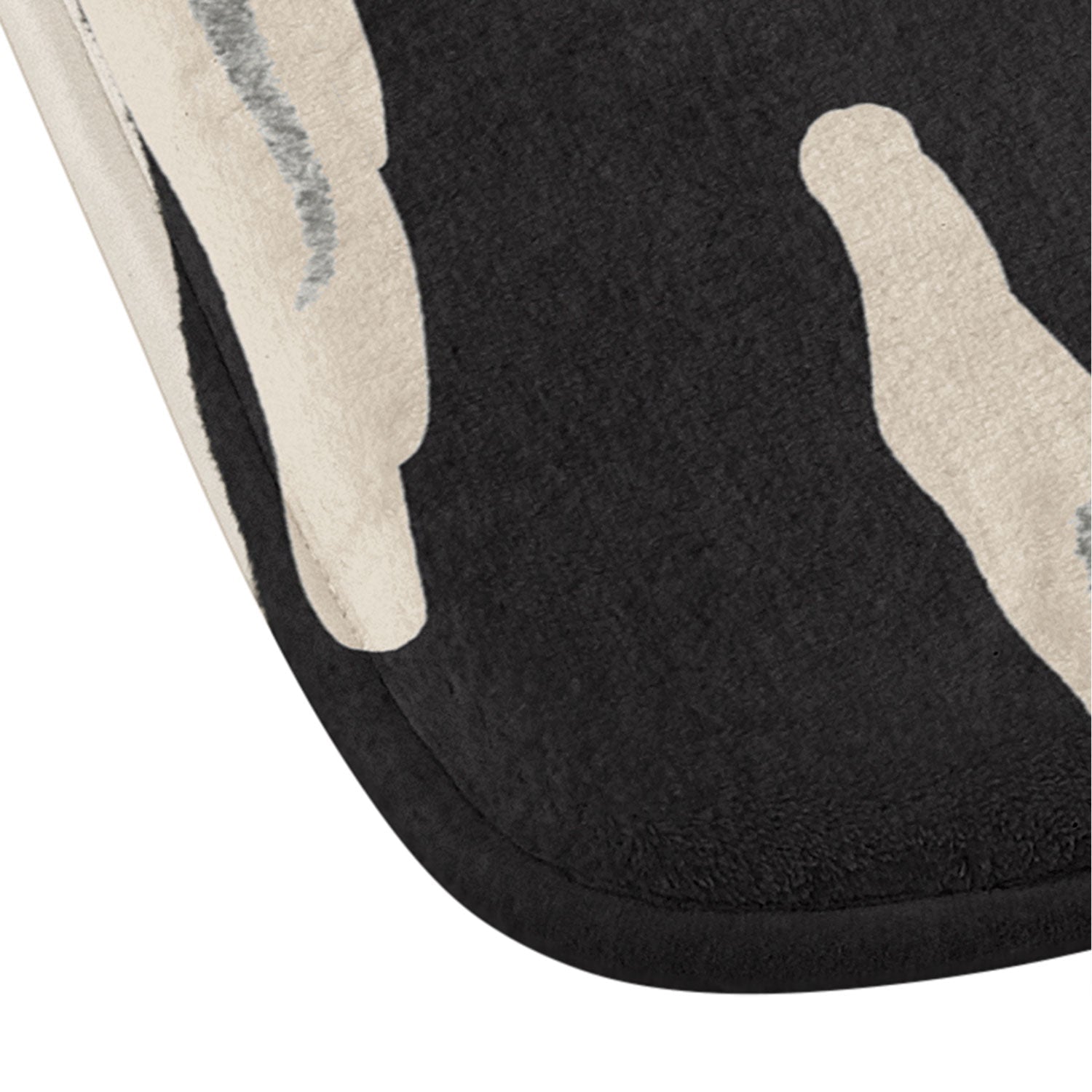 ThingDesign Minimalist wildflowers 3 Memory Foam Bath Mat