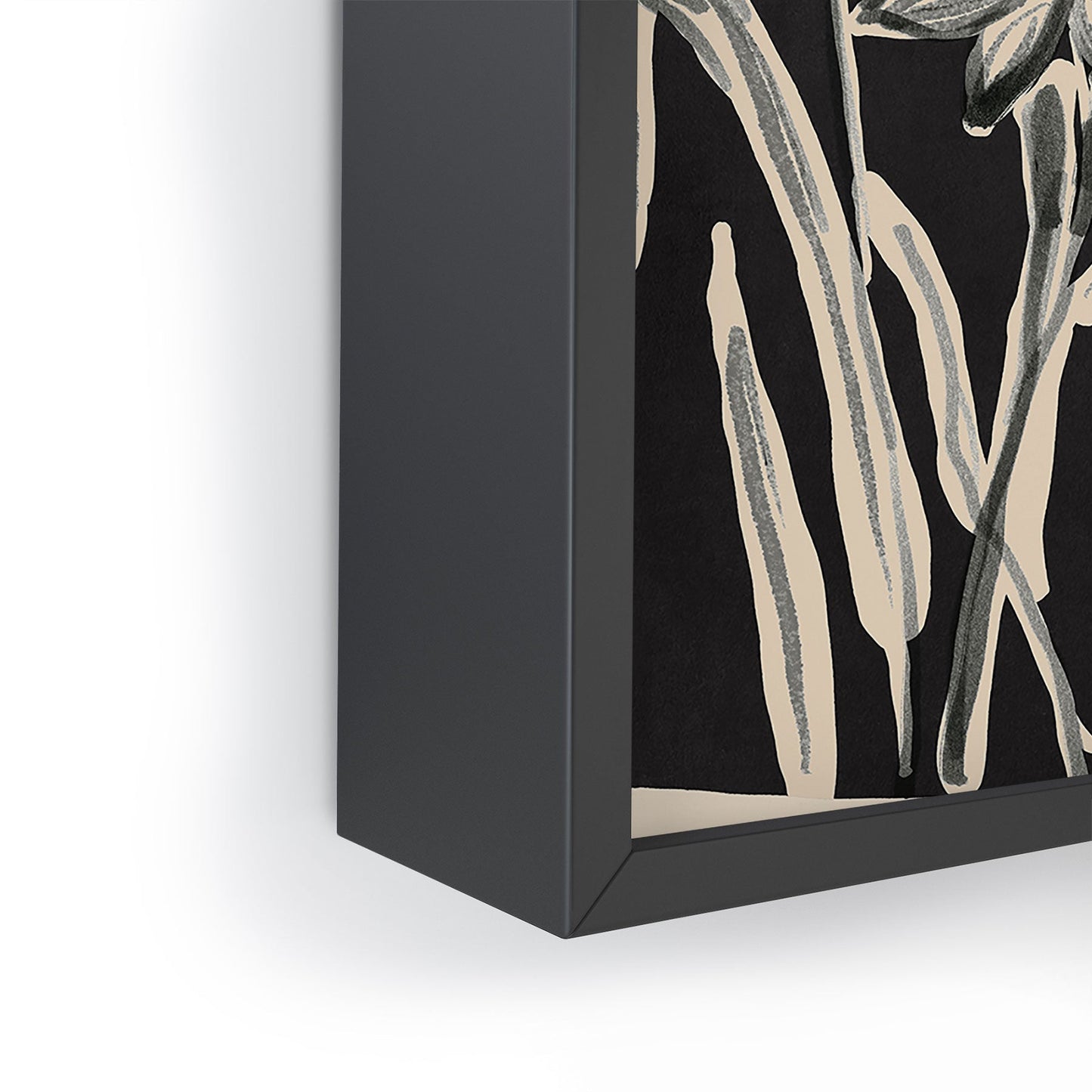 ThingDesign Minimalist wildflowers 3 Framed Mini Art Print