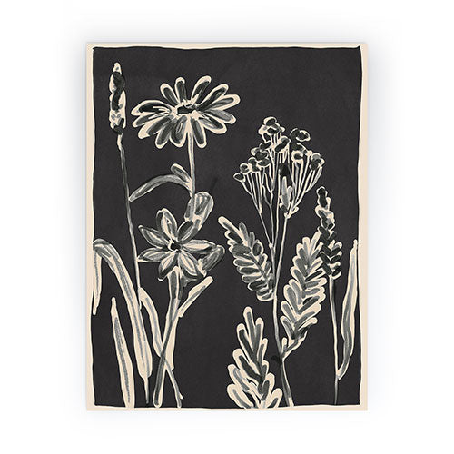ThingDesign Minimalist wildflowers 3 Mini Art Print