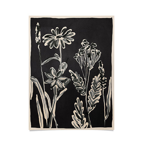 ThingDesign Minimalist wildflowers 3 Poster
