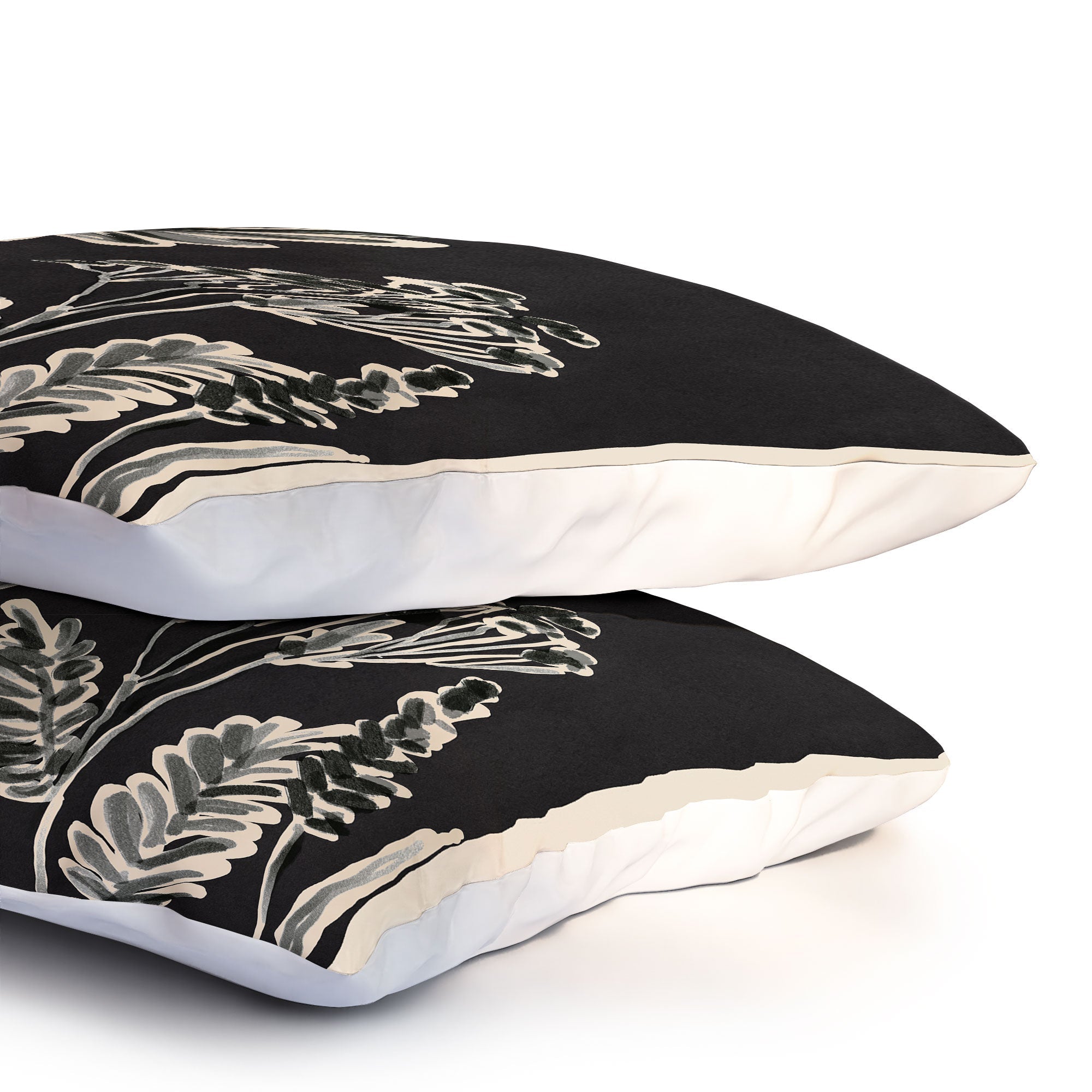 ThingDesign Minimalist wildflowers 3 Pillow Shams