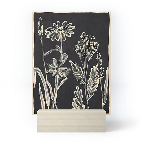 ThingDesign Minimalist wildflowers 3 Mini Art Print