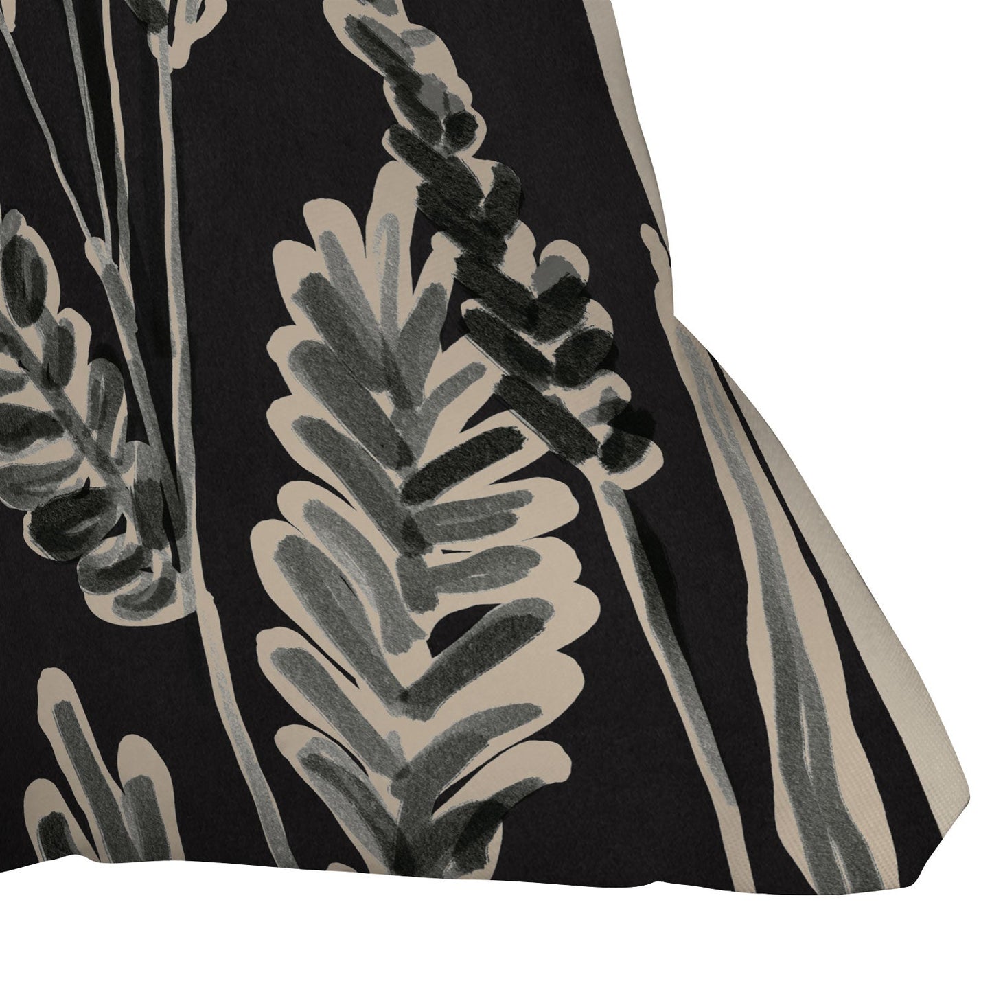 ThingDesign Minimalist wildflowers 3 Outdoor Throw Pillow