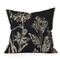 ThingDesign Minimalist wildflowers 3 Throw Pillow