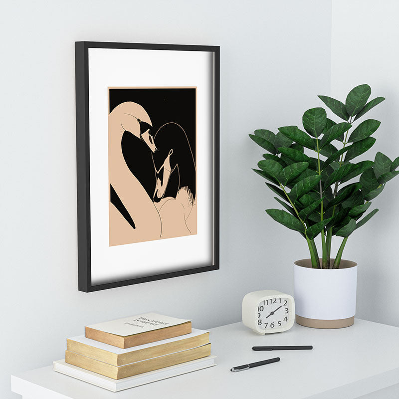 ThingDesign Two Swans I Recessed Framing Rectangle