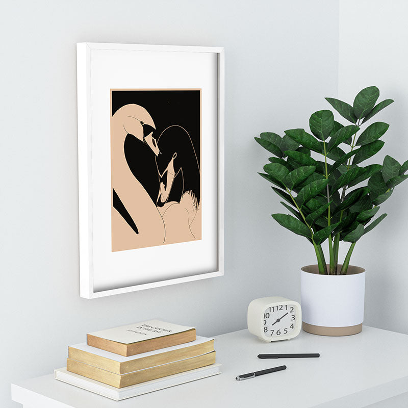 ThingDesign Two Swans I Recessed Framing Rectangle