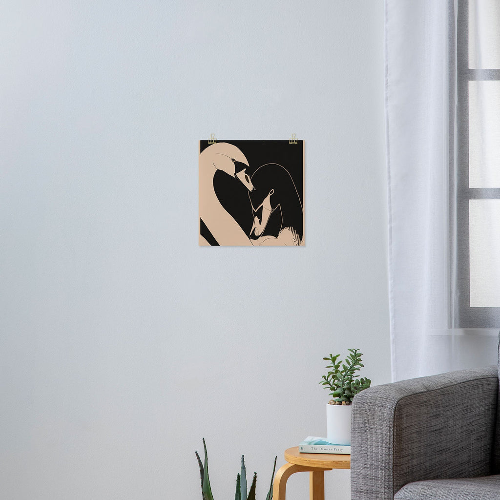ThingDesign Two Swans I Art Print