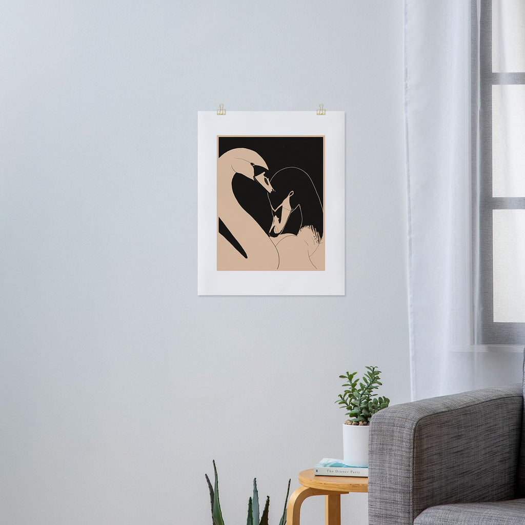 ThingDesign Two Swans I Art Print