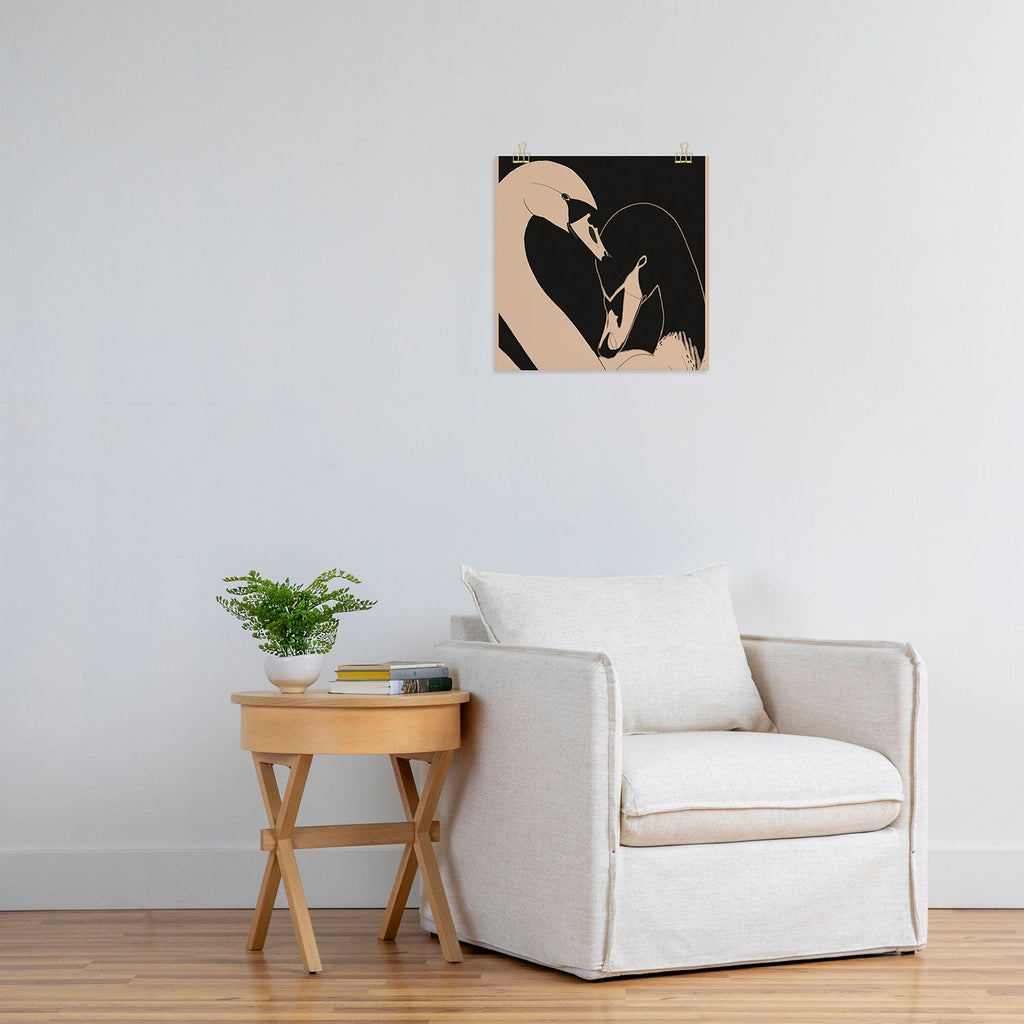 ThingDesign Two Swans I Art Print