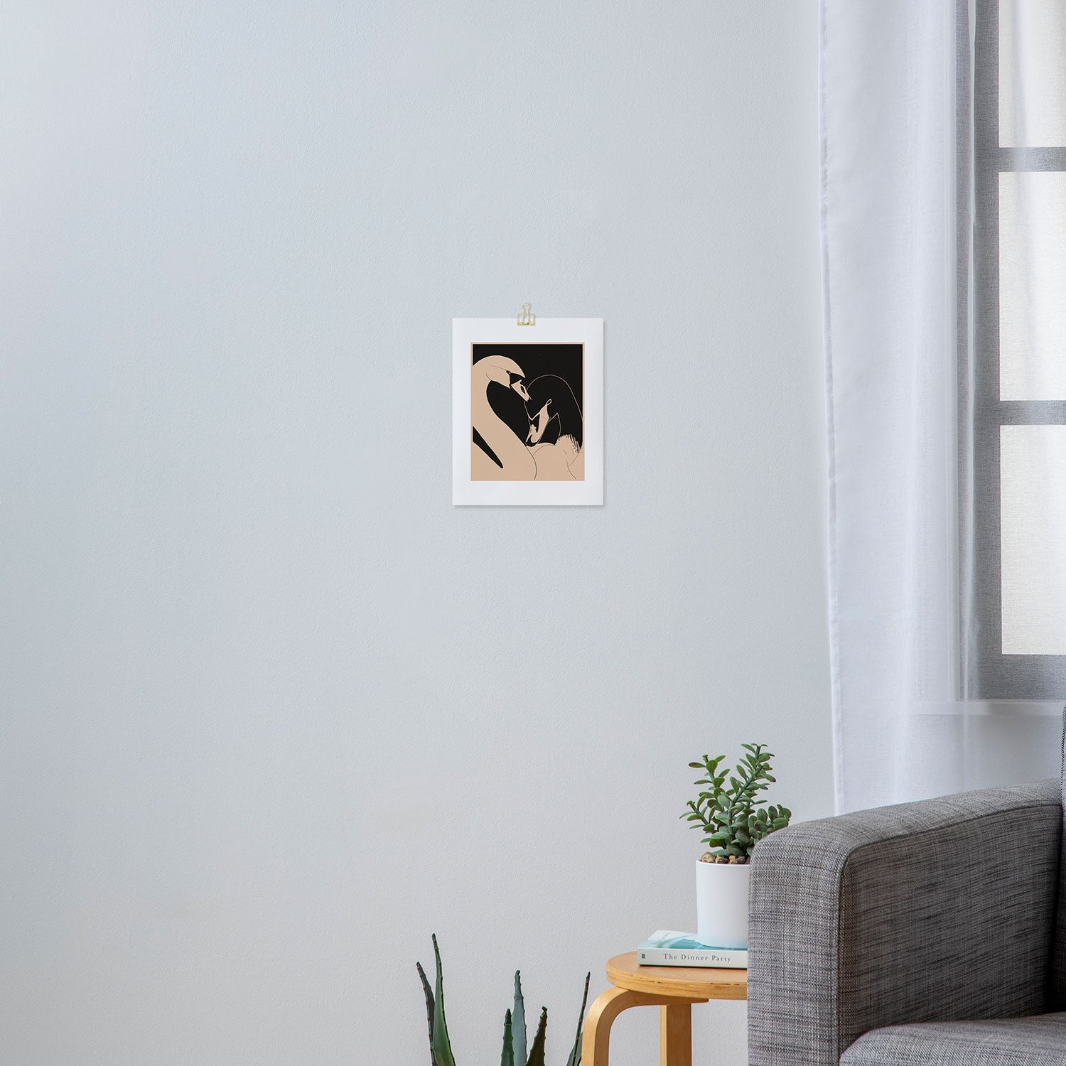 ThingDesign Two Swans I Art Print
