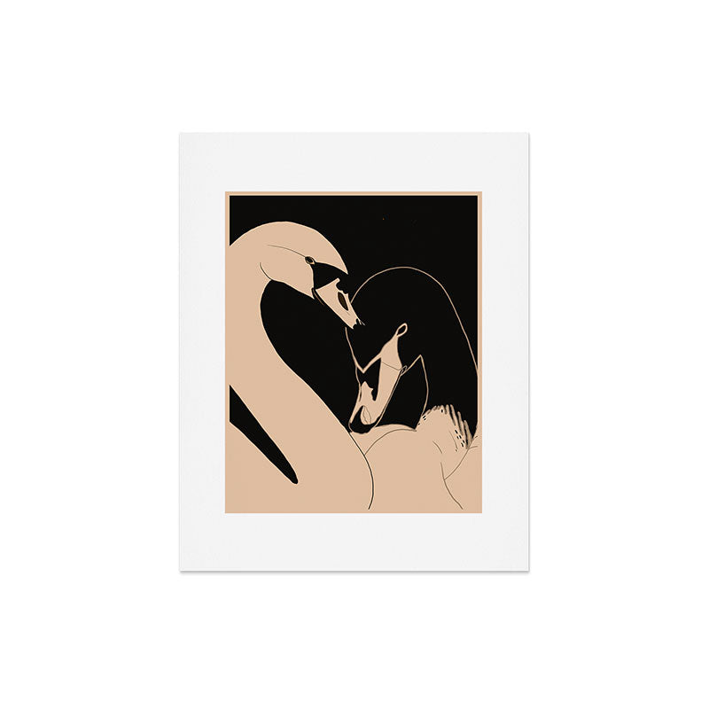 ThingDesign Two Swans I Art Print
