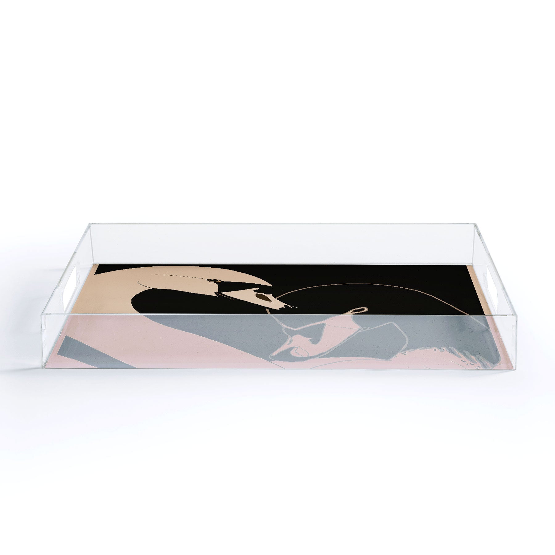 ThingDesign Two Swans I Acrylic Tray