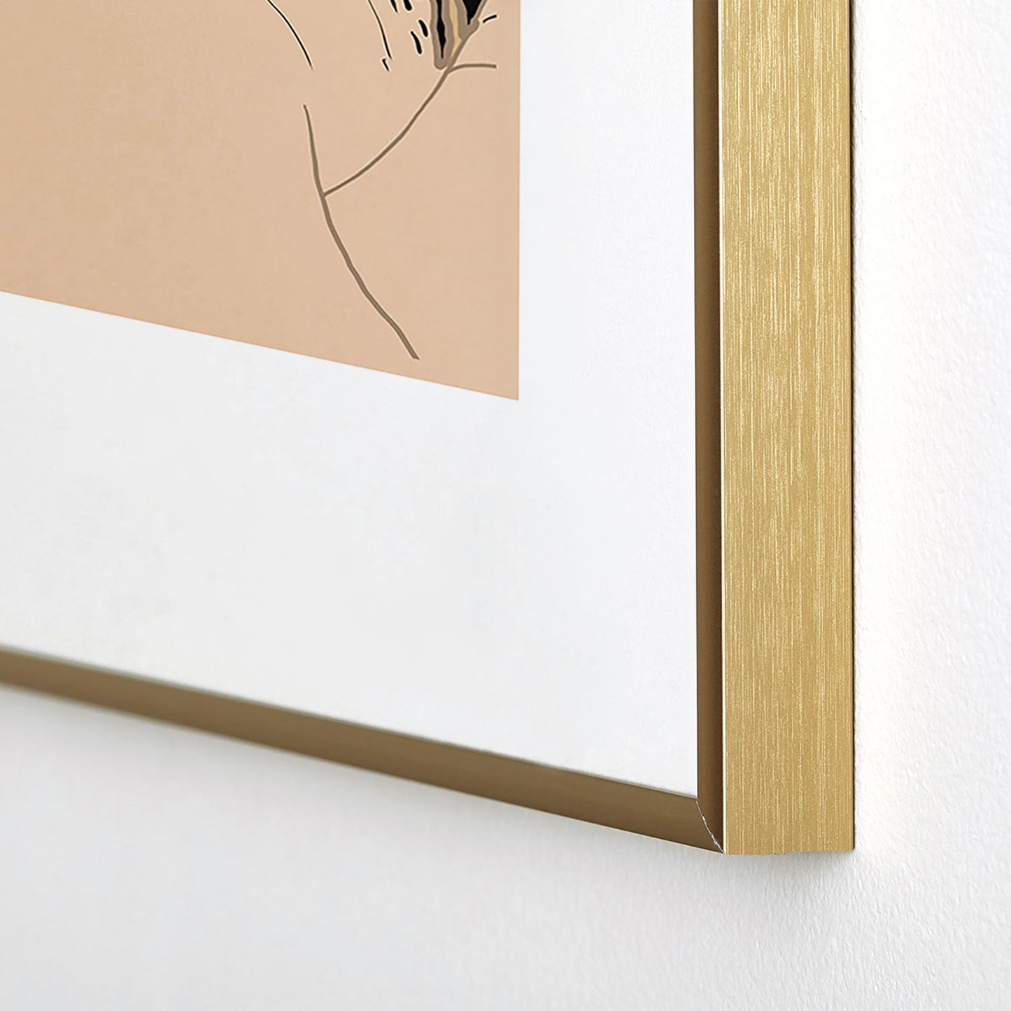 ThingDesign Two Swans I Metal Framed Art Print