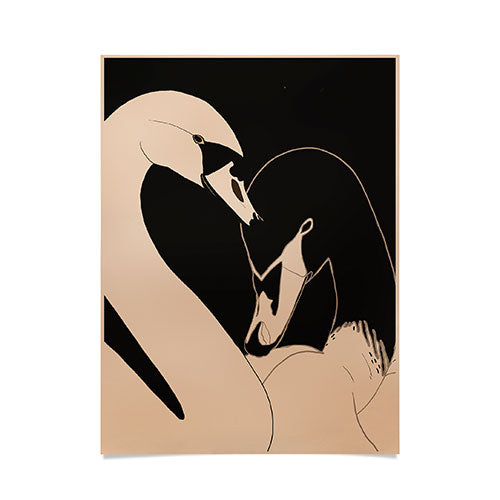 ThingDesign Two Swans I Poster