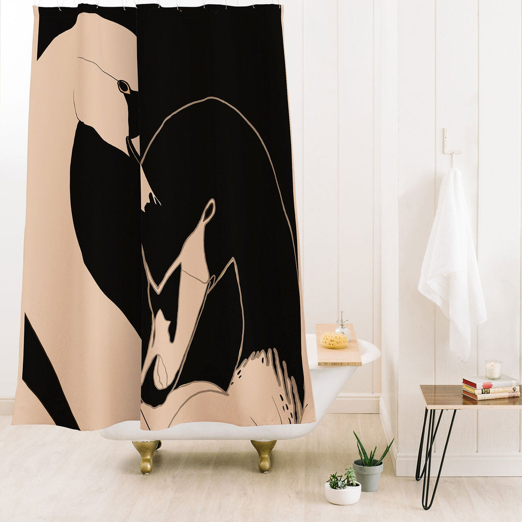 ThingDesign Two Swans I Shower Curtain