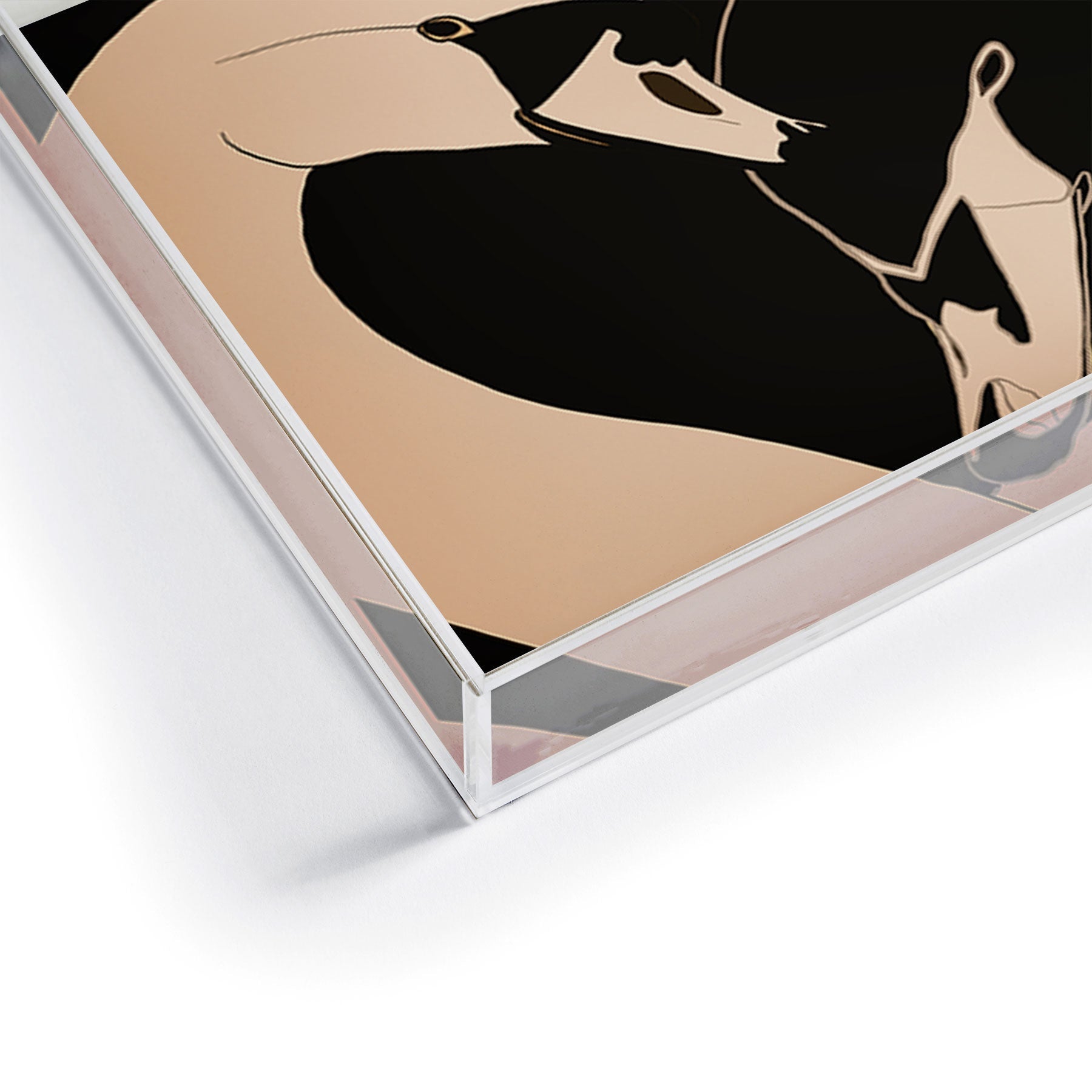 ThingDesign Two Swans I Acrylic Tray