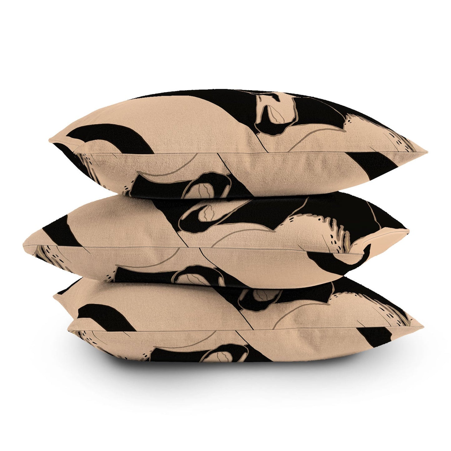 ThingDesign Two Swans I Outdoor Throw Pillow