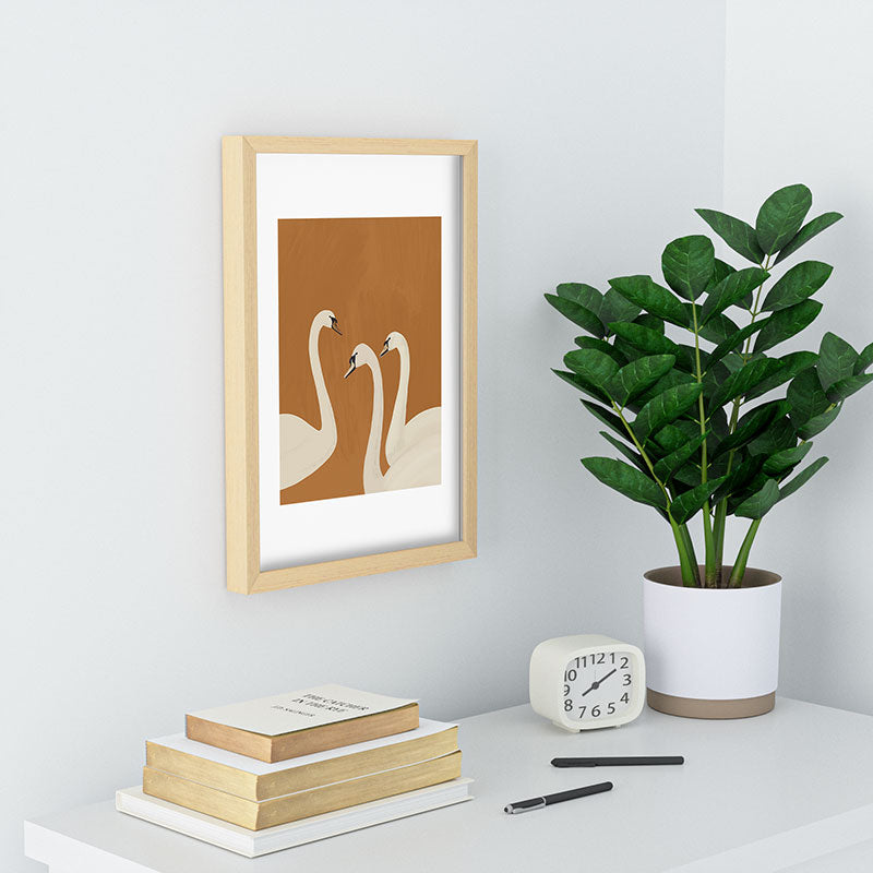 ThingDesign White Swans 2 Recessed Framing Rectangle