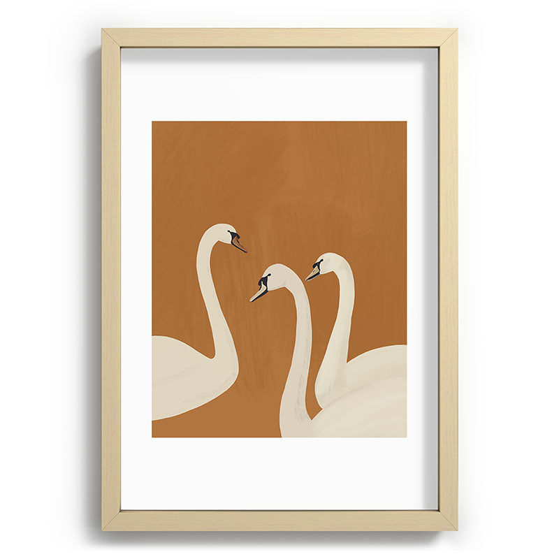 ThingDesign White Swans 2 Recessed Framing Rectangle