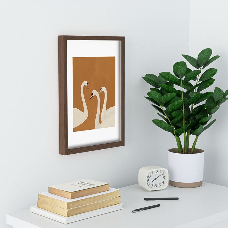 ThingDesign White Swans 2 Recessed Framing Rectangle