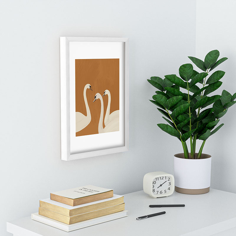 ThingDesign White Swans 2 Recessed Framing Rectangle