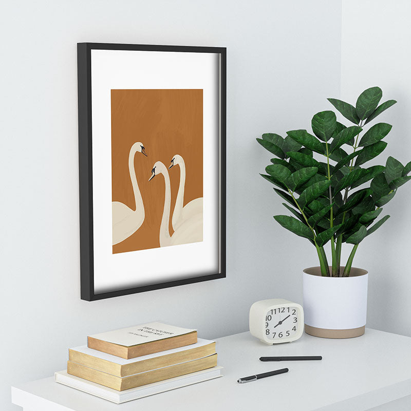 ThingDesign White Swans 2 Recessed Framing Rectangle