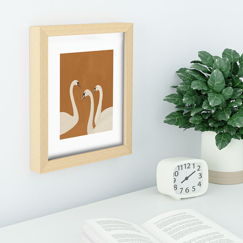 ThingDesign White Swans 2 Recessed Framing Rectangle