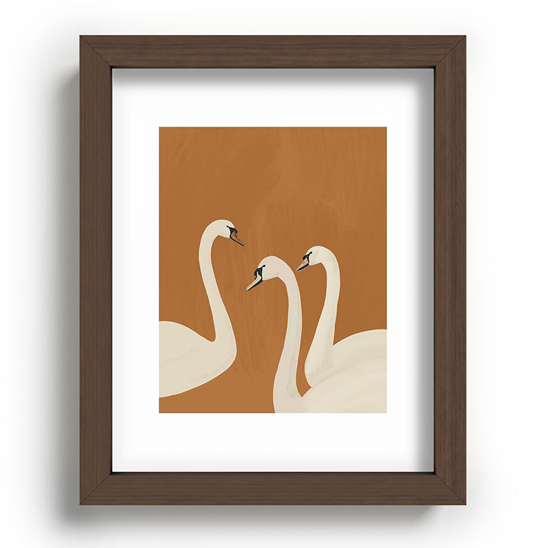 ThingDesign White Swans 2 Recessed Framing Rectangle