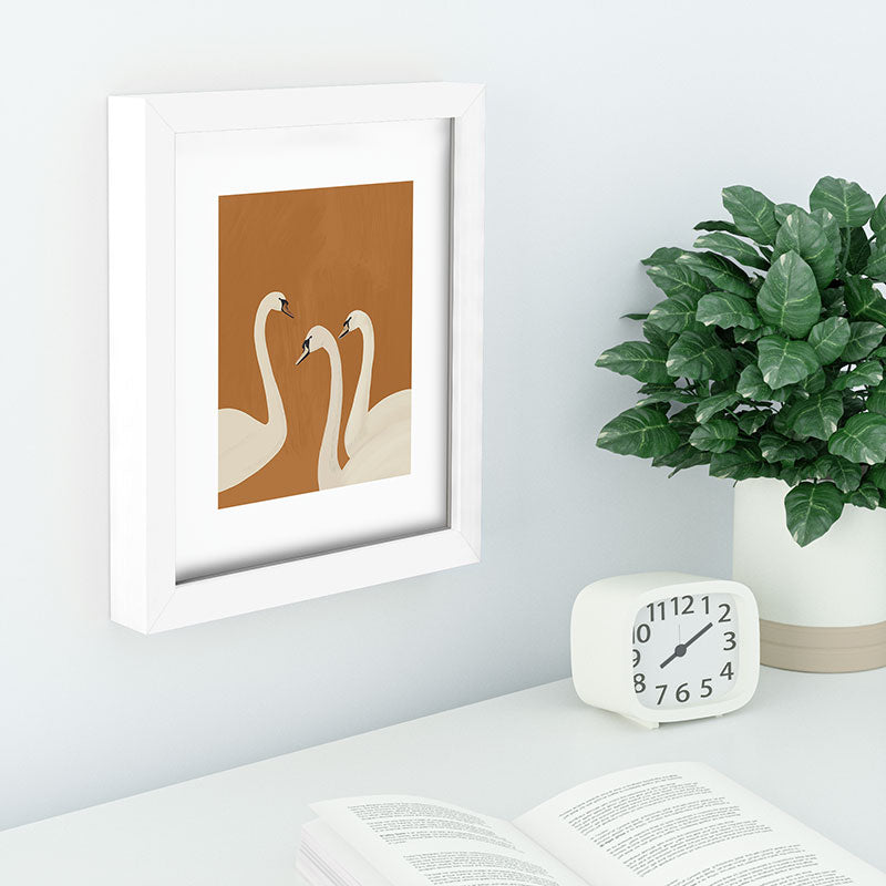 ThingDesign White Swans 2 Recessed Framing Rectangle