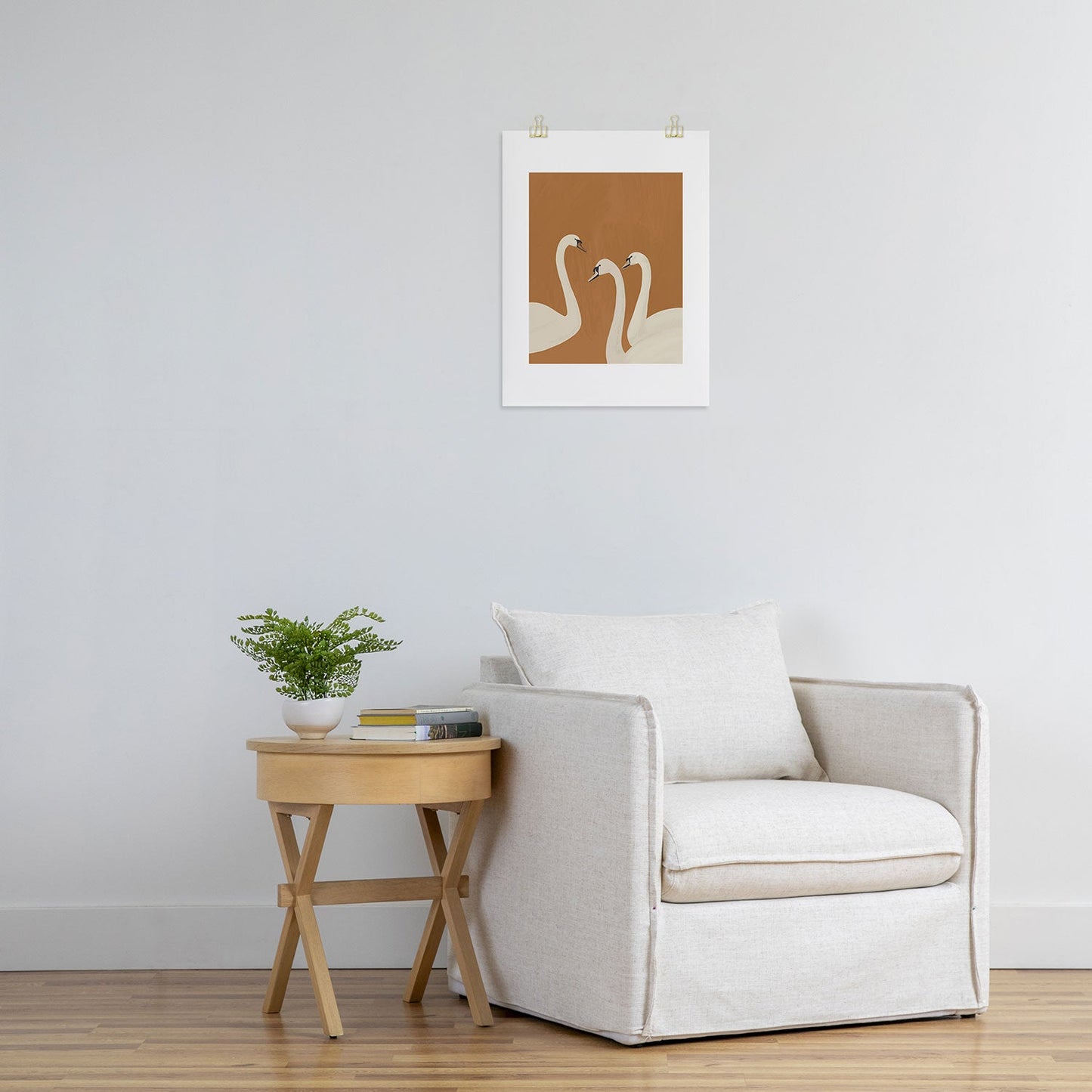 ThingDesign White Swans 2 Art Print