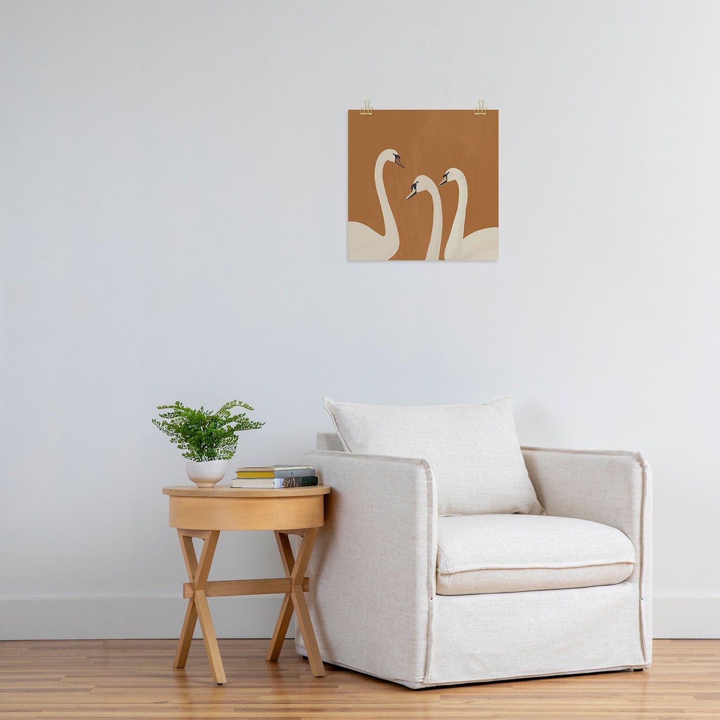 ThingDesign White Swans 2 Art Print
